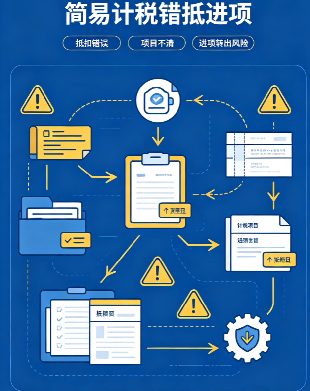 简易计税错抵进项