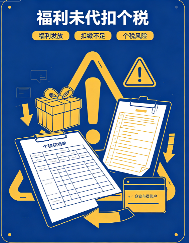 员工福利未代扣个税